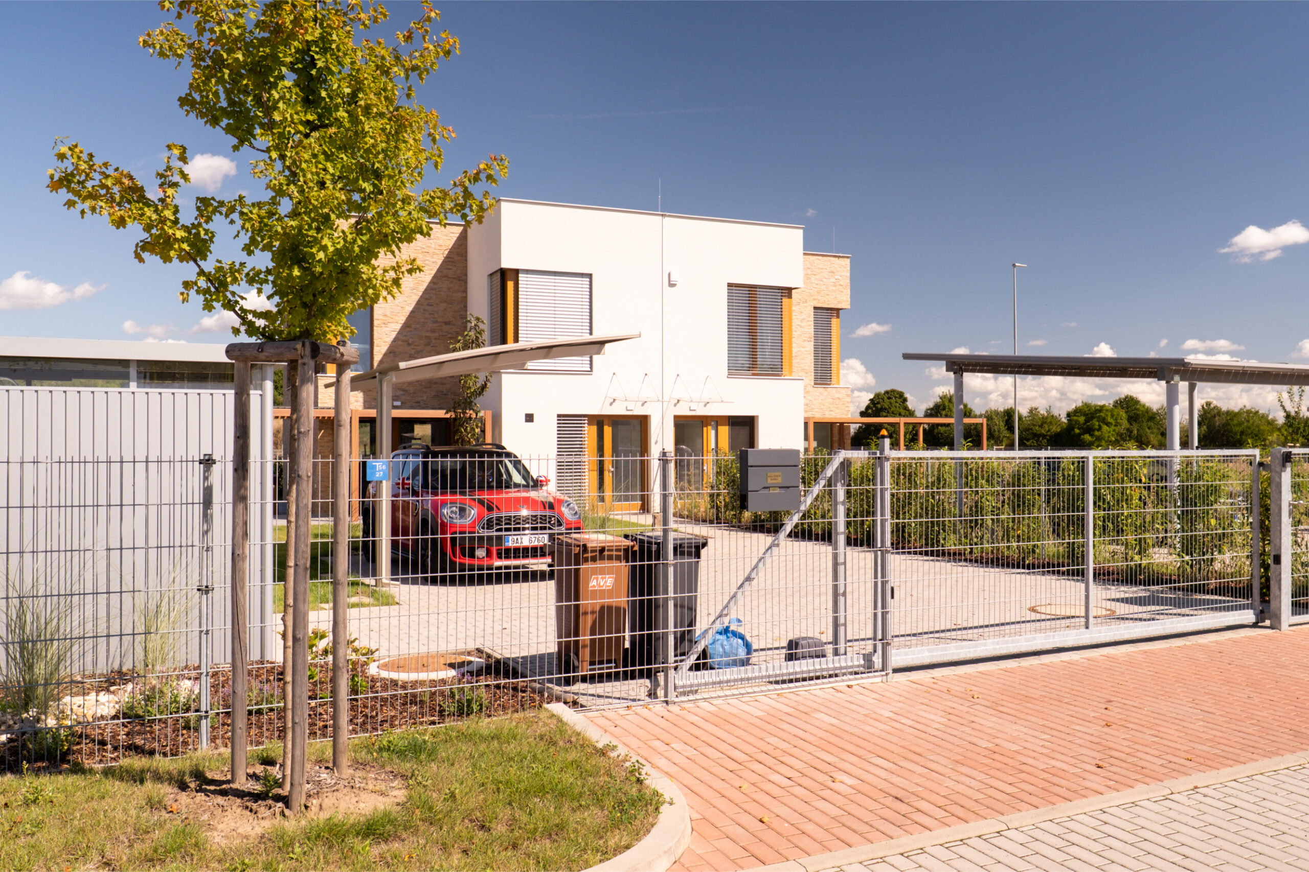 Moderní novostavba rodinného domu v projektu Domy Bílý vrch, developerský projekt Praha